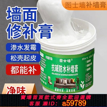 【全網低價 可打統編】防水補墻膏墻面修補白色膩子膏免漆防潮修復膏室內墻面裂縫修補膏