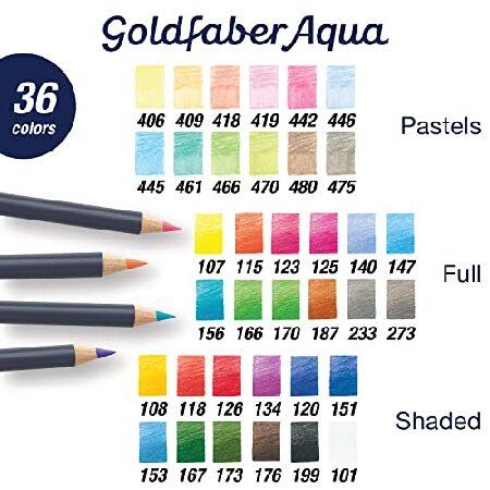 Faber-Castell Goldfaber Aqua Aquarellfarbstift, Geschenkset, 36 Einzelfarben