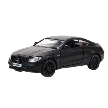 預購【遊戲家】賓士 M-Benz C63S AMG Coupe 金屬模型車 - 消光黑