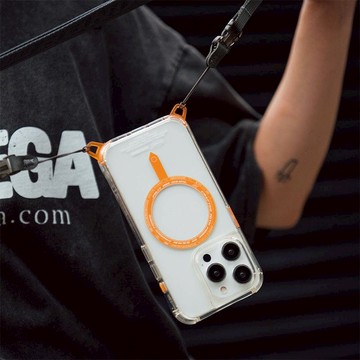 iPhone15 系列 Saido UV檢測磁吸防摔手機殼 附掛繩環 iPhone 15 Pro