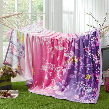 珊瑚絨牛奶絨法蘭絨毯子學生宿舍單人女辦公室蓋腿午睡午休小毛毯