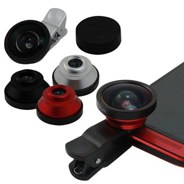 『時尚監控館』 配件 台灣現貨全新 超廣角三色鏡頭 超廣角設計0.4倍鏡頭/iPhone/三星/HTC 附收納袋