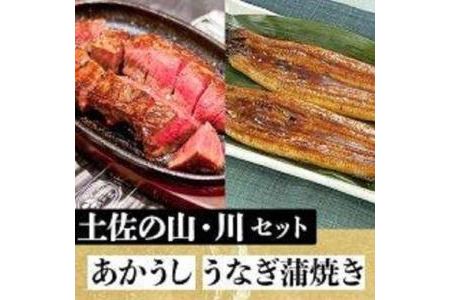 「土佐の山・川」　高知県産うなぎ蒲焼と土佐あかうしももセット