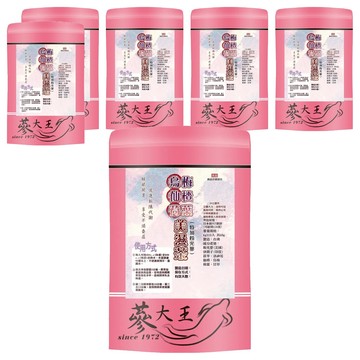 蔘大王 烏梅仙楂荷葉美濕茶包  6g  10包  6袋
