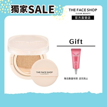 【THE FACE SHOP】貼妝持久氣墊粉餅SPF35 PA++｜品牌旗艦店