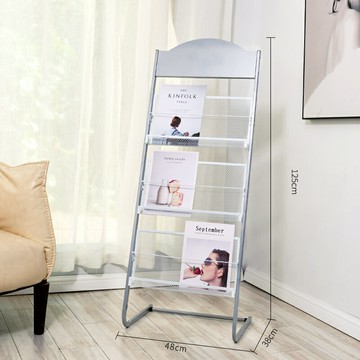 雜誌架 報刊架 書報架 雜志架宣傳資料架展示架子書報置物架單頁展架收納落地報紙報刊架『ZW5289』