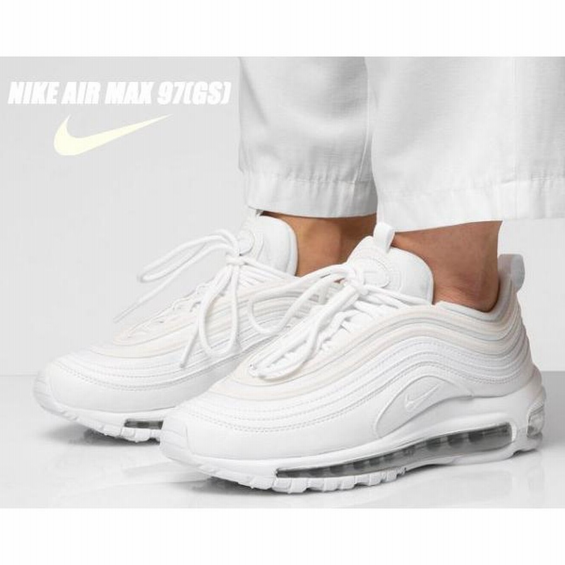 NIKE AIR MAX 97 GS white wht metallic silver 921522 104 97 AM97 LINE