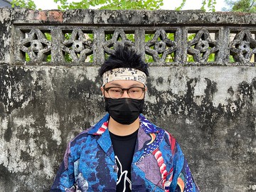 男生頭帶 / 一片式髮帶 / 書法世家