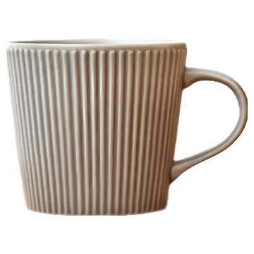 Minoya 美濃燒 grace 刻紋 馬克杯 250ml 瓷器 日本製造  灰棕色  1個