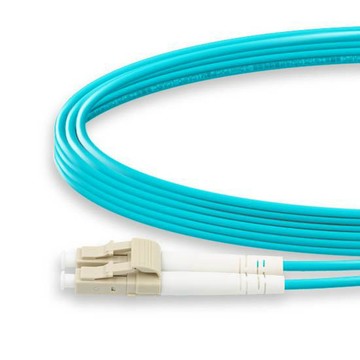 Dawnray 5 公尺 LC-LC 多模雙芯光纖跳線 OM4 Duplex LC/UPC-LC/UPC 50/125μm LSZH 2.0mm