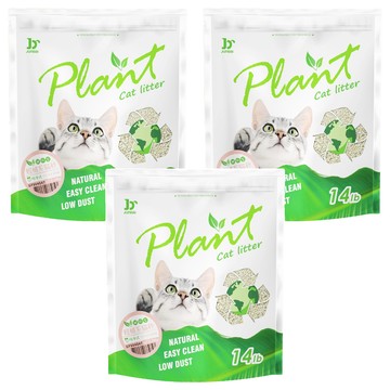 doter 寵愛物語 輕植系貓砂 破碎型 食品級原料 可沖馬桶 快速凝結成團 遇水崩解 無毒無害  原味  6.35kg  3包