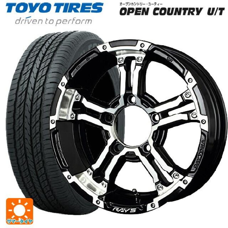 スズキ ジムニー(64系)用 215/70R16 100H トーヨー オープンカントリー UT チームデイトナ FDX-Jサマータイヤホイール 4本セ  | LINEブランドカタログ