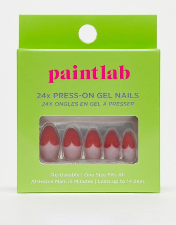 Paintlab False Nails - Queen Of Hearts-Multi