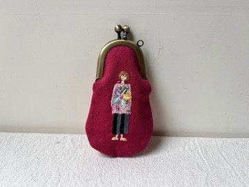 fingirl1000-一股刺繡印章口金包1000枚女子展