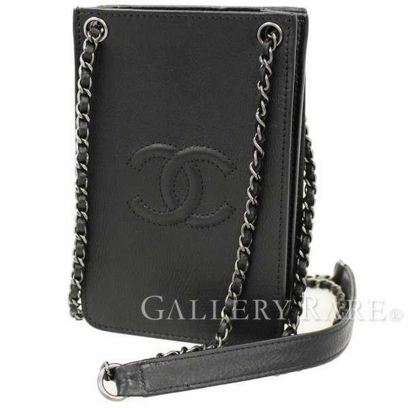 シャネル チェーンショルダーバッグ トリプル フォンホルダー ココ  