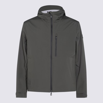 Add Dark Grey Casual Jacket