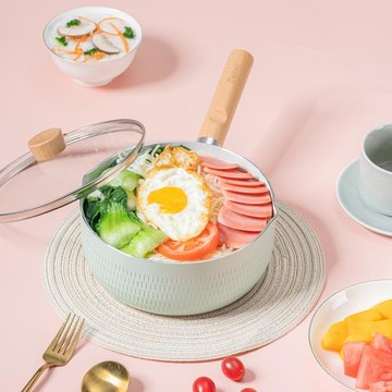 德鉑格拉鋁合金輔食鍋小奶鍋煮面泡面湯鍋電磁爐燃氣灶適用