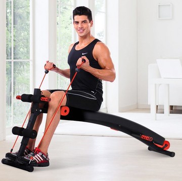 多德 仰臥板仰臥起坐健身器材家用多功能收腹器仰臥起坐板腹肌板