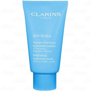 CLARINS 克蘭詩 SOS 生命之葉保濕面膜(75ml)(無盒版)(公司貨)