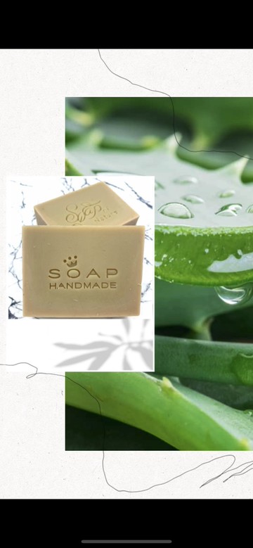 【卡蘿琳手工皂】蘆薈保濕曬前/後調理修護精油沐浴皂