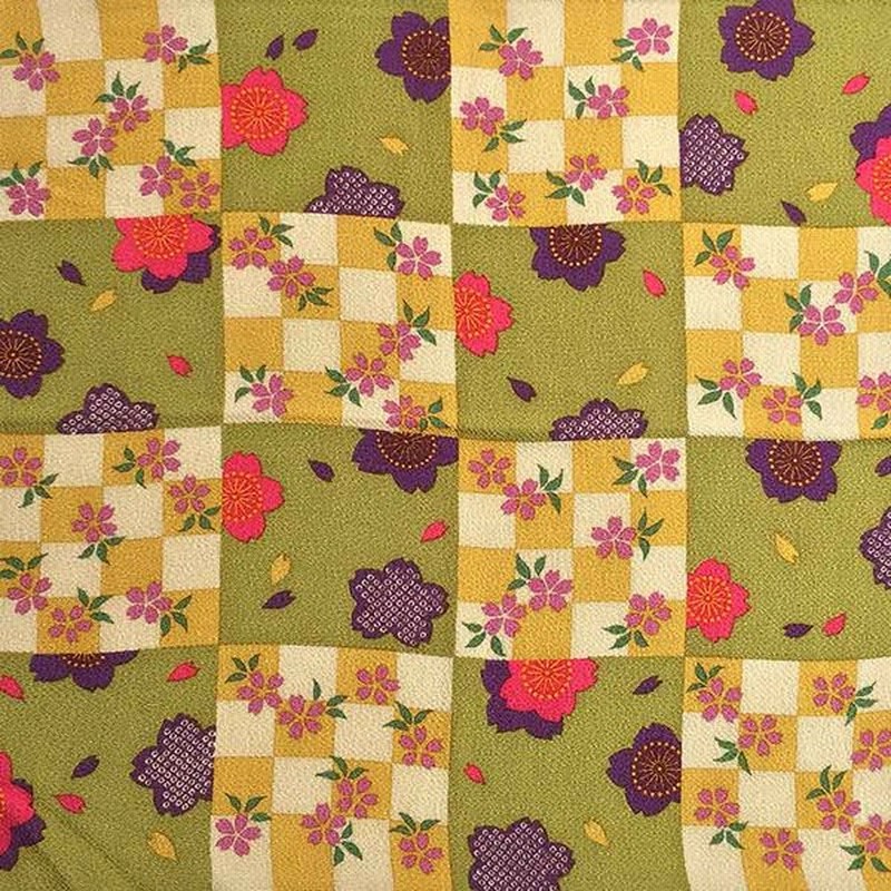 風呂敷 最高級丹後ちりめん ハンカチ お土産 日本製 Made In Japan 45 45cm 和風 和柄 桜 古典柄 市松模様 エコバッグ 通販 Lineポイント最大0 5 Get Lineショッピング