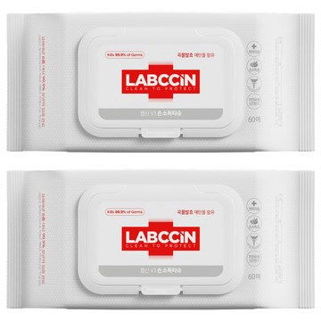 LABCCiN V3 乾洗手濕紙巾 掀蓋型  60入  2包