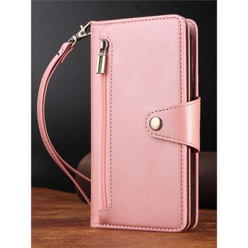 適用iPhone15pro max手機殼真皮17/16全包防摔蘋果14plus翻蓋13錢包保護套12 11創意S E插卡XS高檔XR/8簡約7