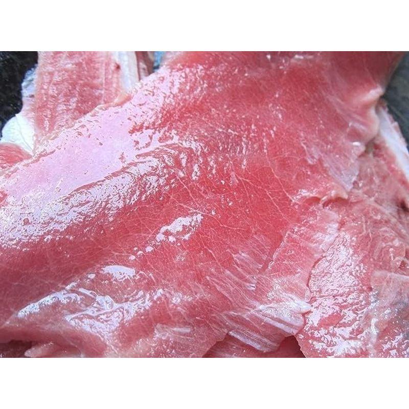 本まぐろ「中落ち500g」生食用 (骨付き)