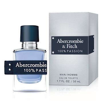 Abercrombie & Fitch 百分百熱情男性淡香水50ml-專櫃公司貨