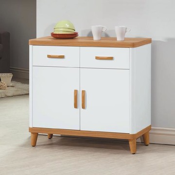 Boden-喬菲2.8尺收納餐櫃/碗盤置物櫃/置物矮櫃/玄關櫃(下座)