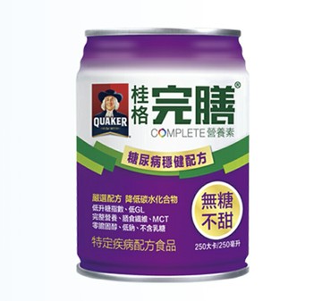 ((1箱送2罐)) 桂格完膳 糖尿病適用穩健配方 無糖 250MLX24罐 Omega-3 憨吉小舖