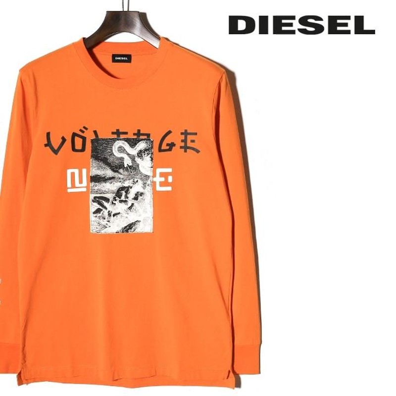 ディーゼル DIESEL 長袖Tシャツ カットソー メンズ アジアン