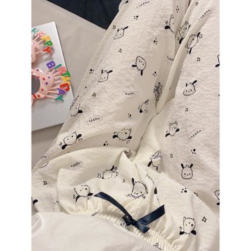 帕恰狗女春秋夏季薄款可外穿睡褲