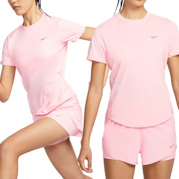 Nike Swift DF SS Top 女款 粉色 運動 休閒 圓領 上衣 吸濕 排汗 短袖 HM9699-607