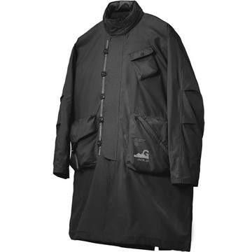 FILTER017 GRiT Water-Repellent M-65 Fishtail Parka 可收納連帽 機能大衣 (黑色)