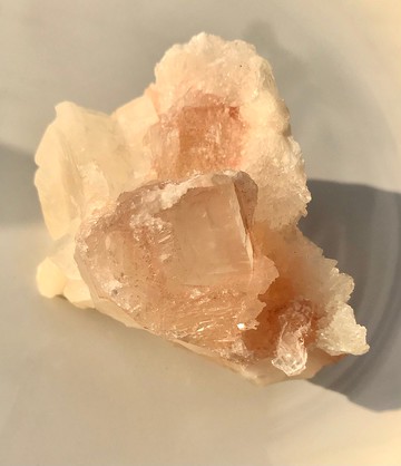 罕有粉方解石水晶 印記 浮生 涅槃 天然原石 水晶原礦 水晶