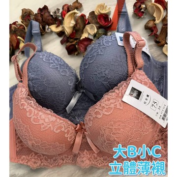 『A&J』 #6194 大B小C罩杯 立體薄襯👙 華麗蕾絲 質感佳👍簡約 時尚👍
