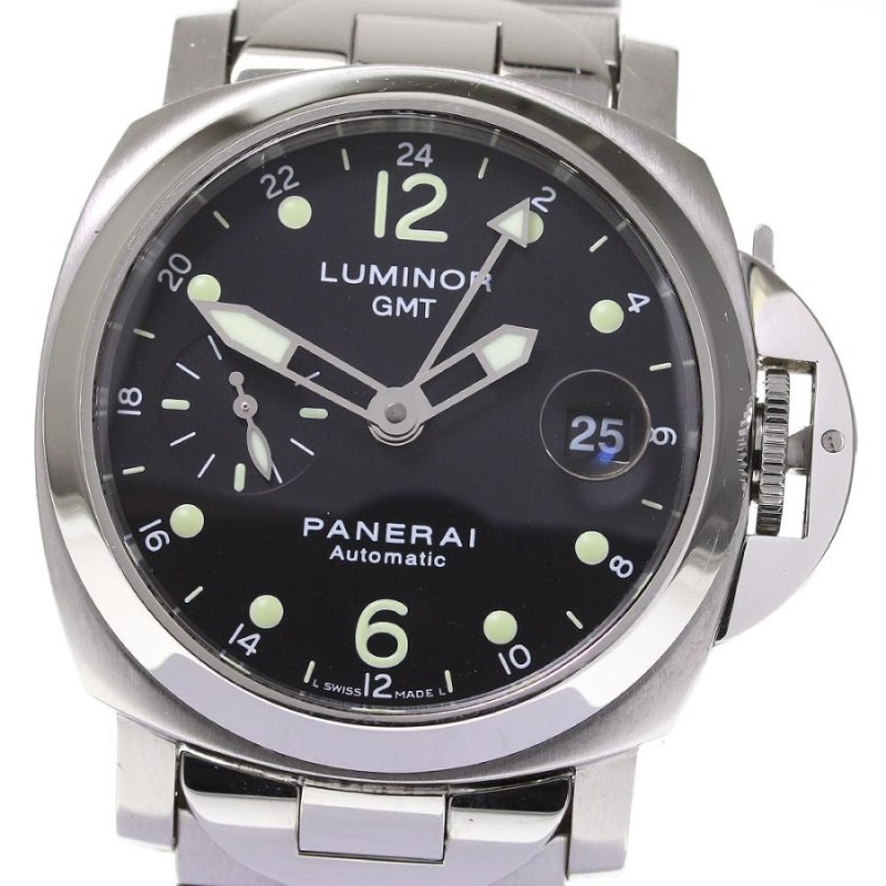 ☆良品☆保証書付き【PANERAI】パネライ ルミノール GMT PAM00160 自動 ...