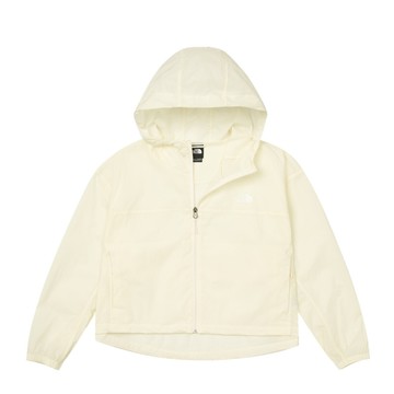 the north face 女 防曬防風外套 ap米白8c12/登山/防曬/防風/防潑水/連帽