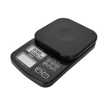 DRETEC 「計時秤重」咖啡秤料理秤電子秤-黑色-2kg/1g (KS-210BKDI)
