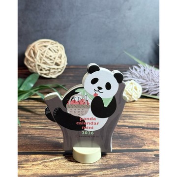 🌙【YXJ】迷你模切月曆｜🇯🇵日本直送｜ANIMAL ｜貓熊 日貨 禮品 月曆 2026 夜影小居