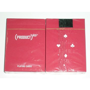 【USPCC 撲克】(PRODUCT)RED Playing Cards (紅) 愛滋病防治- S103049132
