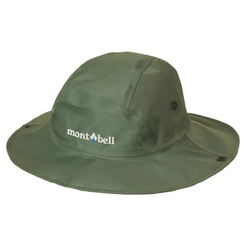 【【蘋果戶外】】mont-bell 送帽繩 1128656 DUGN 灰綠【Gore-tex / 50D / 大盤帽】Strom Hat 圓盤帽 GTX 防曬 抗UV 防水帽