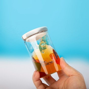 【全城走塑】-極簡-RINBO氣壓系 耐熱玻璃隨身杯 |雲石紋