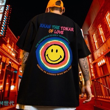 【M世代】大尺碼 新款寬鬆短袖t恤 男生上衣 時尚百搭短T 情侶裝休閒上衣(ATHG110)