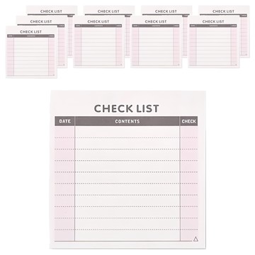 g408日程計劃便條本  日計劃 多色  60張  10個  如圖所示