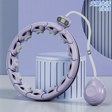 【智能計數按摩】呼啦圈 健身呼啦圈 減肥呼啦圈 收腹呼啦圈 加重呼啦圈 智能計數 腰部按摩 可調節重量 男女通用 懶人居家健身