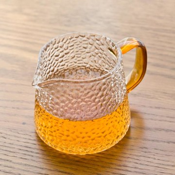 錘紋加厚玻璃功夫茶具配件公道杯