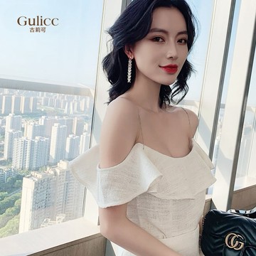 【Gulicc】 耳環 水晶 流蘇