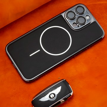 細膩皮紋 強磁吸手機殼 防摔保護殼 適用於 iPhone 17 Air 16 15 14 13 12 Pro max